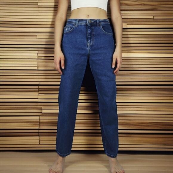 Gloria Vanderbilt Denim Jeans Sz 16 M Tapered Red Label Blue Med Wash High Rise. - Picture 11 of 16